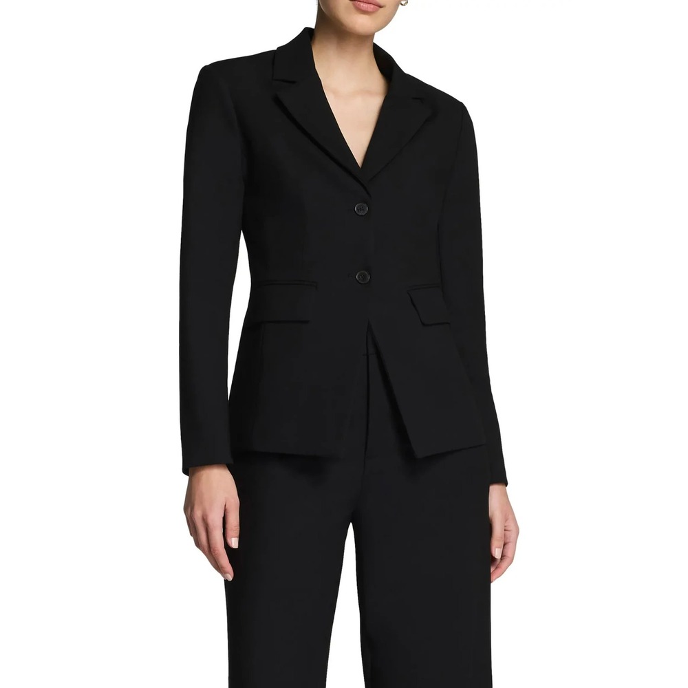 SPANX WellSuited Tailored Blazer Jacket Size S Black 22374R Classic Minimalist